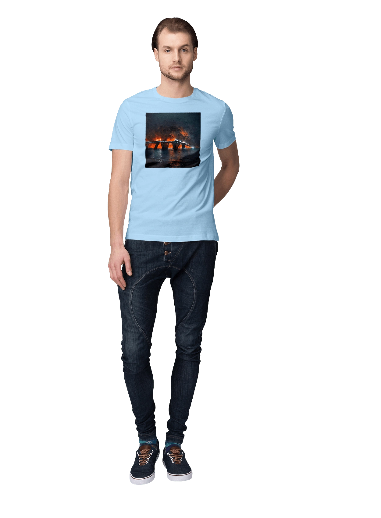 The Crimean bridge is on fire