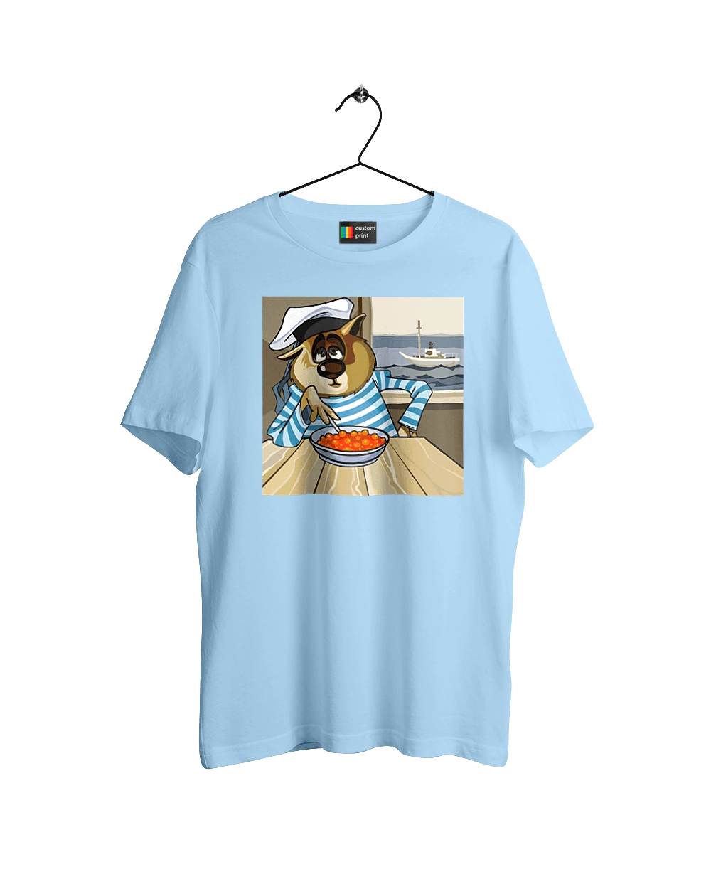 Кот Моряк, На Корабле Ест Красную Икру