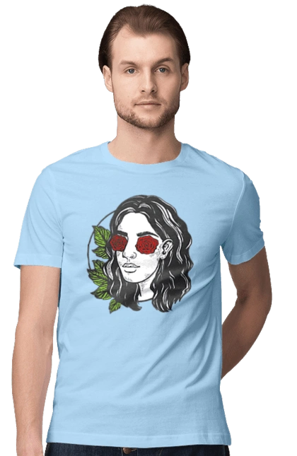 Girl With Roses In The Eyes