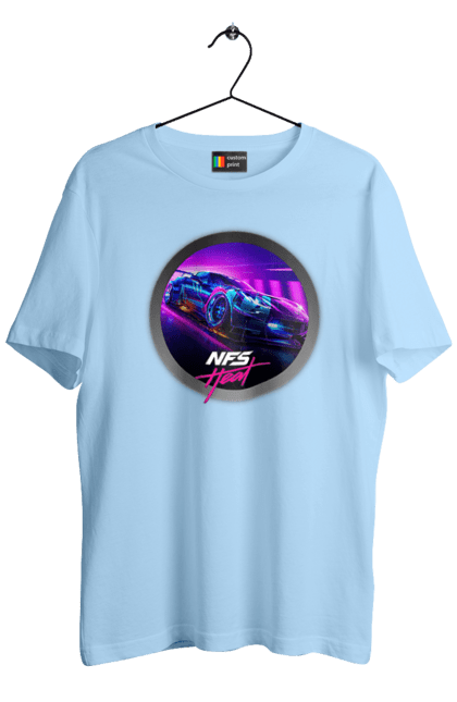 Футболка чоловіча з принтом "Need for speed Heat". Heat, need, need for speed, nfs, speed, unbound, нид, нфс, спид, фор. 2070702