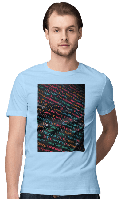 Футболка чоловіча з принтом "Код". Angular, c, css, html, it, javascript, jquery, php, python, react, svelt, vue, айтишник, айті, гумор, код, кодувати, прогер, програміст, програмісти, ти ж, ти ж програміст, тиж програміст. 2070702
