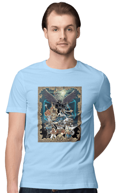 Футболка чоловіча з принтом "Легенда вокс машина". Вокс, вокс машина, машина, мультсериал, приключения, сериал, фентезі. 2070702