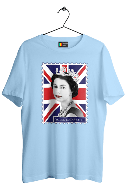 Футболка чоловіча з принтом "Королева Єлизавета II". Britain, british, england, platinum jubilee, queen, queen elizabeth, queen elizabeth ii, rip queen elizabeth, королева єлизавета. 2070702