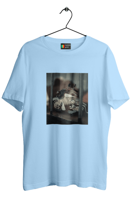 Футболка чоловіча з принтом "Мото". Байк, дорога, мото, сила, швидкість. 2070702