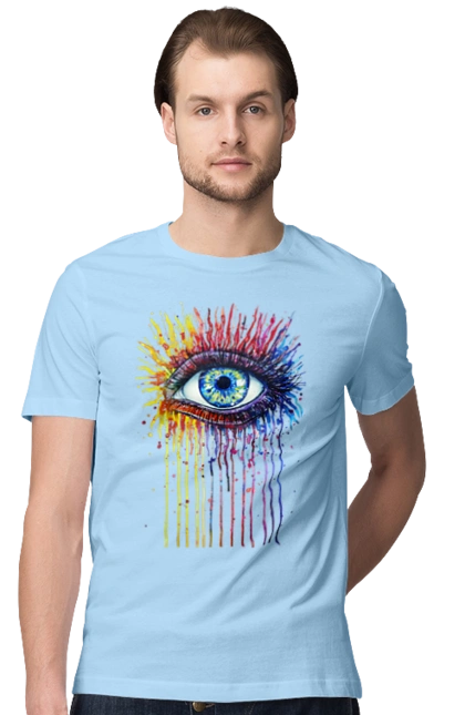 Colorful Flowing Eye