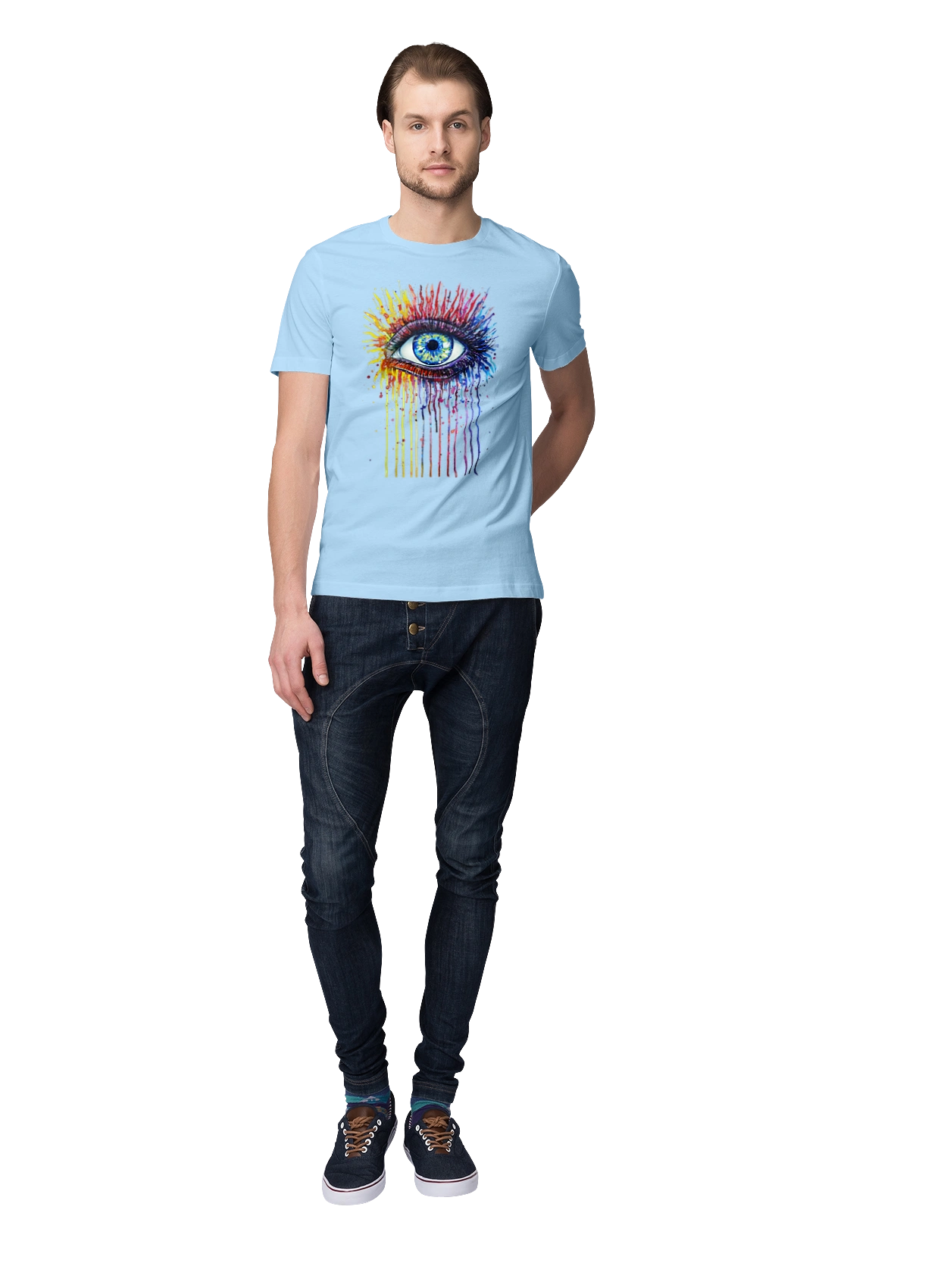 Colorful Flowing Eye