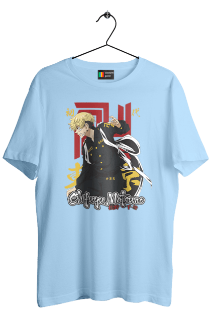 Men's t-shirt with prints Tokyo Revengers Chifuyu. Anime, chifuyu, chifuyu matsuno, manga, matsuno, tokyo manji gang, tokyo revengers. 2070702