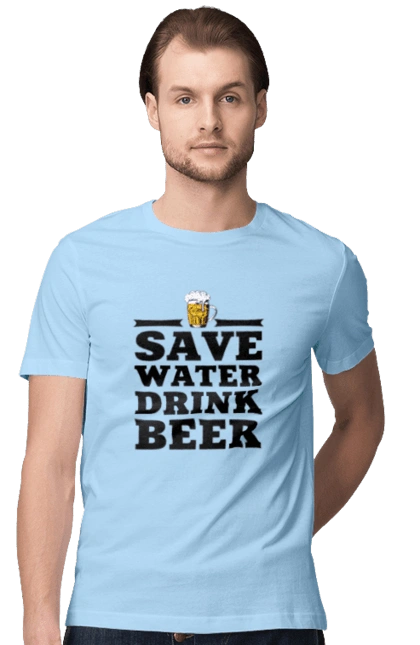 Save water, drink beer (black)