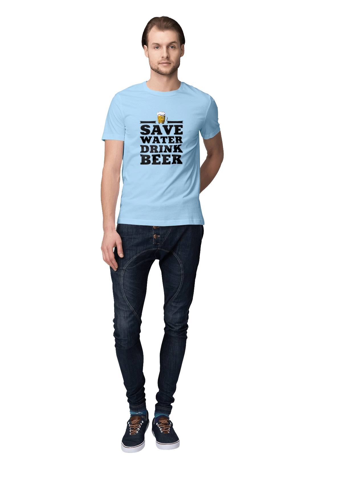 Save water, drink beer (black)