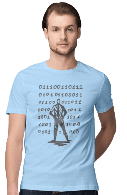 Футболка чоловіча з принтом "Програміст". Angular, c, css, html, it, javascript, jquery, php, python, react, svelt, vue, айтишник, айті, гумор, код, кодувати, прогер, програміст, програмісти, ти ж, ти ж програміст, тиж програміст. 2070702