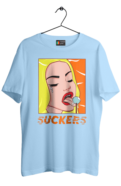 Футболка чоловіча з принтом "Чупа чупс". Гумор, мем, прикольна, сакерс, смішна, чупа чупс. 2070702