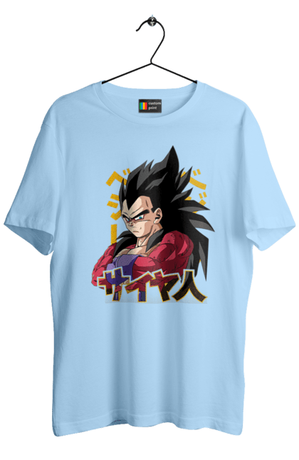 Футболка мужская с принтом Жемчуг дракона Вегета. Anime, dragon ball, goku, manga, vegeta, аниме, вегета, гоку, жемчуг дракона, манга. 2070702