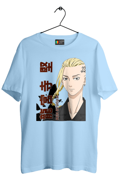 Men's t-shirt with prints Tokyo Revengers Draken. Anime, draken, ken ryuguji, ken-chin, manga, serial, tokyo manji gang, tokyo revengers. 2070702