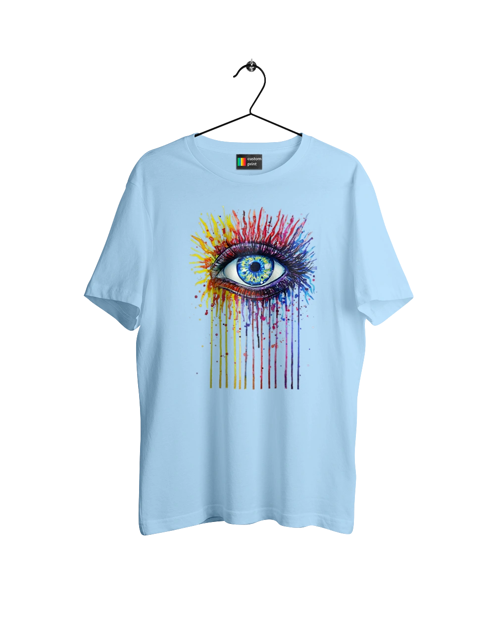 Colorful Flowing Eye