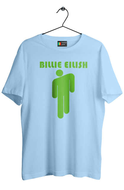 Футболка чоловіча з принтом "Billie Eilish". Активістка, біллі айліш, мизукант, права, співачка, тварини. 2070702
