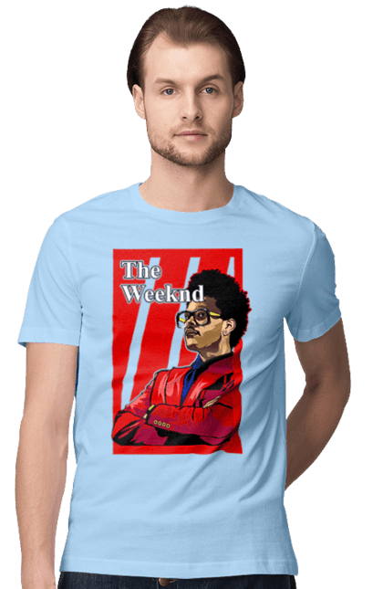 Men's t-shirt with prints The Weeknd. Actor, producer, singer, tesfaye, weeknd. 2070702