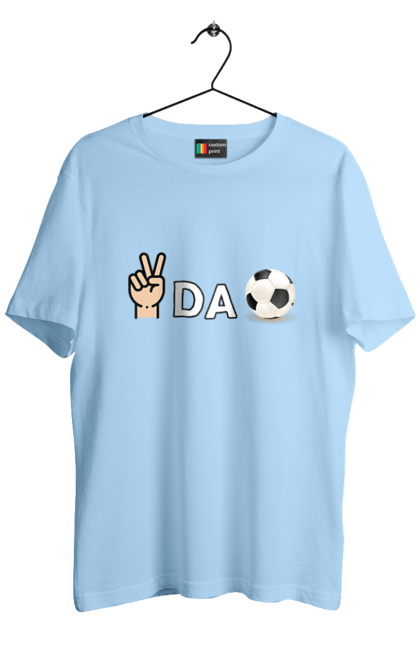 Футболка чоловіча з принтом "Ребус піс да бол". Гумор, мем, писдабол, прикольна, ребус, смішна. 2070702