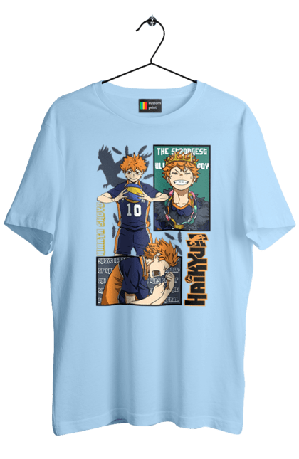 Футболка чоловіча з принтом "Волейбол!! Хіната". Anime, haikyu, hinata, manga, shoyo hinata, аніме, волейбол, манга, хіната, шьо хіната. 2070702