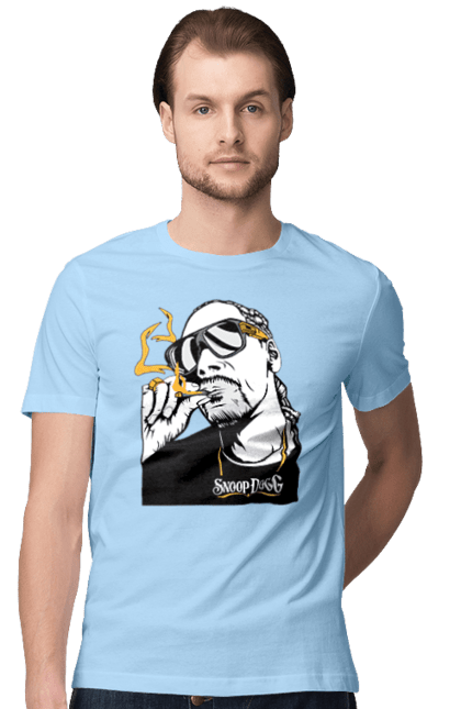 Men's t-shirt with prints Snoop dogg 1. Actor, musician, producer, rapper, snoop dogg. 2070702