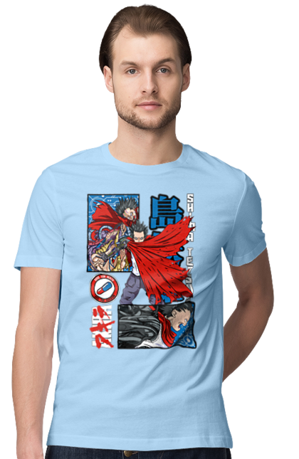 Men's t-shirt with prints Akira Tetsuo Shima. Akira, anime, cyberpunk, manga, tetsuo shima. 2070702