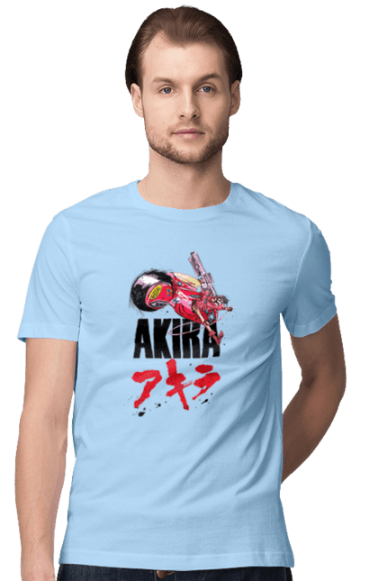 Men's t-shirt with prints Akira. Akira, anime, cyberpunk, manga, shotaro kaneda, tetsuo shima. 2070702