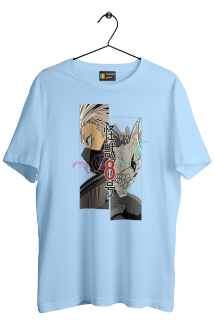 Men's t-shirt with prints Kaiju № 8 Gen Narumi. Anime, gen narumi, kaiju, kaiju 8, kaiju № 8, manga. 2070702