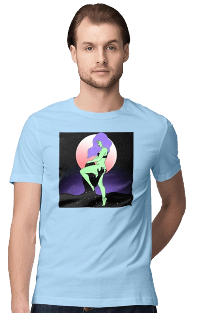 Зелена Дівчина І Місяць