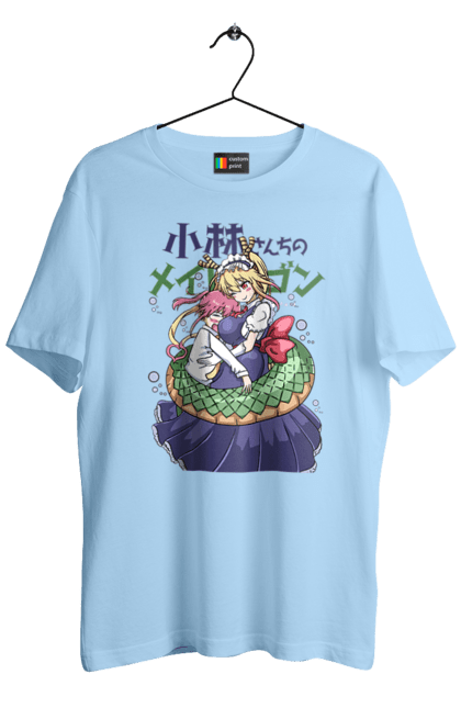 Men's t-shirt with prints Miss Kobayashi's Dragon Maid. Anime, dragon, kobayashi, manga, miss kobayashi, toru kobayashi. 2070702