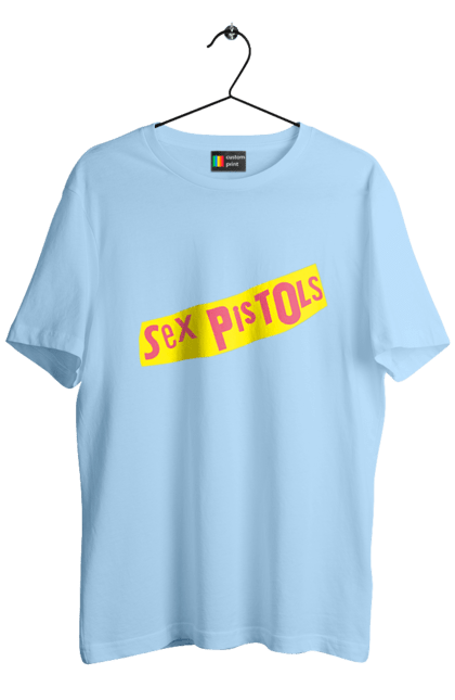 Men's t-shirt with prints Sex Pistols. Group, music, punk, punk revolution, punk rock, rock, sex pistols. 2070702