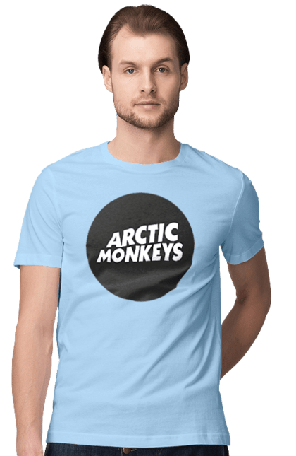 Футболка чоловіча з принтом "Arctic Monkeys". Arctic monkeys, арктичні мавпи, гаражний рок, група, інді рок, музика, постпанк ривайвл, психоделічний рок, рок. 2070702