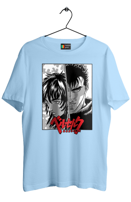 Men's t-shirt with prints Berserk. Anime, berserk, griffith, guts, kentaro miura, manga. 2070702