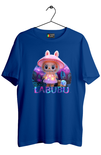 Футболка чоловіча з принтом "Лабубу". Брелок лабубу, іграшка лабубу, лабубу, лабубу кока кола, лялька лабубу, мерч лабубу, мила, рожева лабубу, смішна лабубу. 2070702