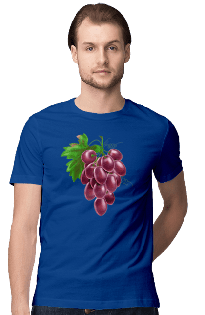 Men`s t-shirt with prints Grapes. Grapes. 2070702
