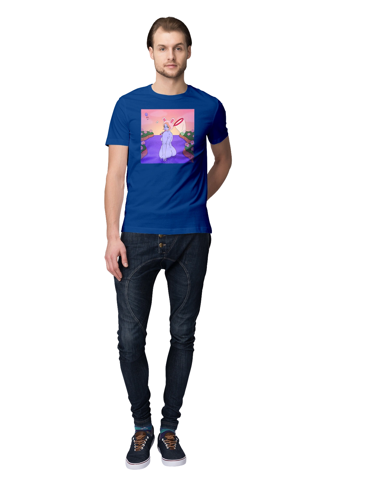 Purple Girl On The Hunt