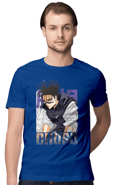 Men's t-shirt with prints Jujutsu Kaisen Choso. Anime, anime, choso, dark fantasy, manga, manga, mystic. 2070702