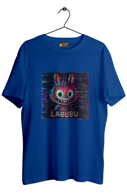 Футболка чоловіча з принтом "Лабубу". Crt, rgb, глітч, кіберпанк, лабубу, пікселі, ретро, спотворення, цифрове мистецтво, шум. 2070702