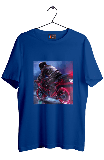 Футболка чоловіча з принтом "Мотоцикл". Motolove, мотолов, мотоцикл, опві, україна. 2070702