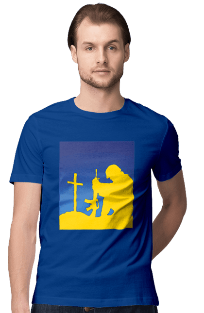 Футболка чоловіча з принтом "Патріот". Патриот, патриотизм, победа, свобода, украина, украинец. 2070702