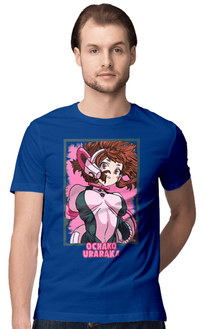 Men's t-shirt with prints My hero academy Uraraka. Anime, manga, mga, my hero academy, ochako, uraraka, uraraka ochako. 2070702