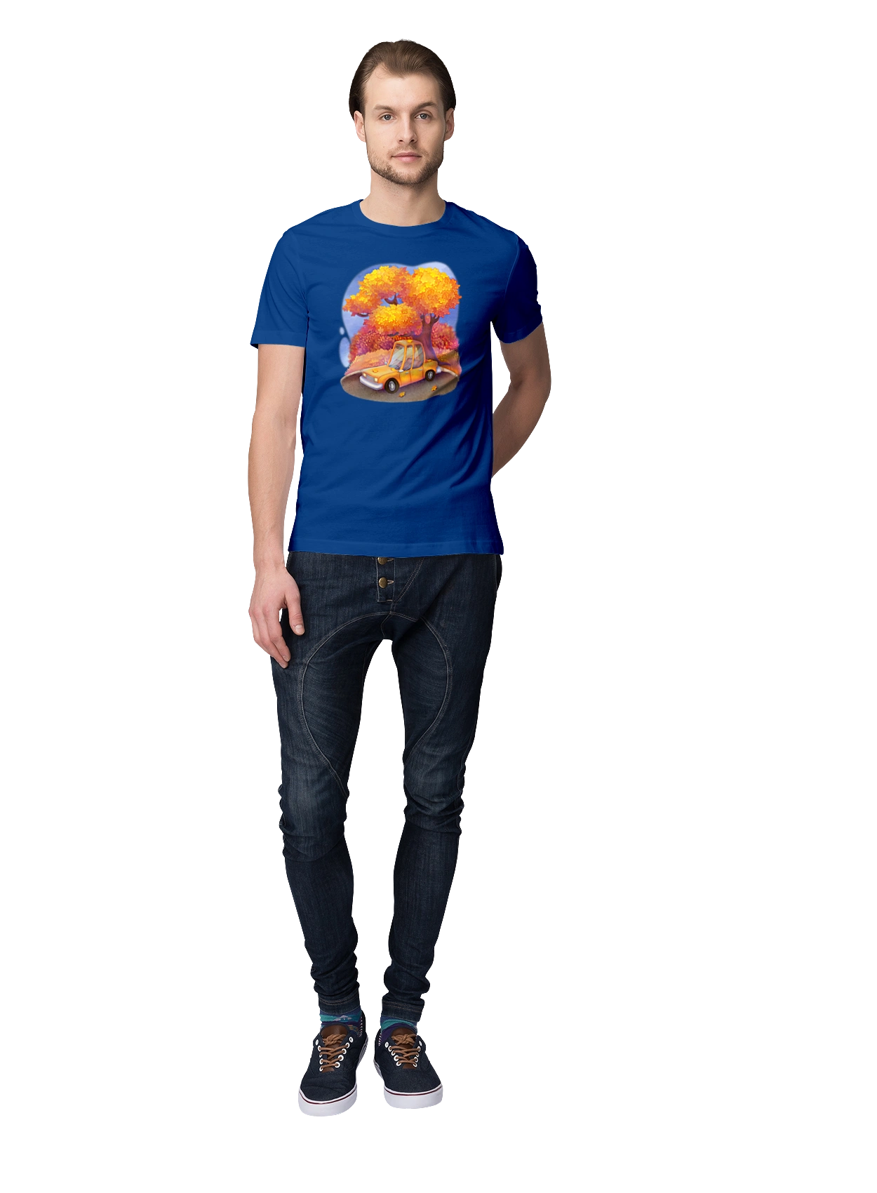 Осiнь Авто Дерево