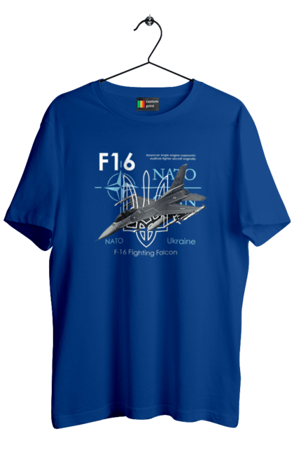 Футболка мужская с принтом F16. F16, nasams, zuzana, гаубица, два герба, залужный, сюзанно. 2070702