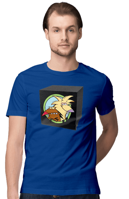 Футболка чоловіча з принтом "Black Box". Black box, бобер, боєприпас, коробка, повернись живим. 2070702