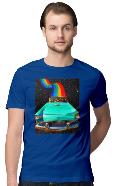 Картина, машина в космосе