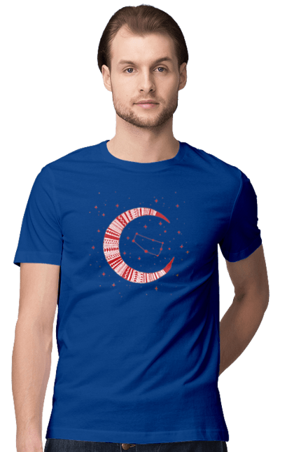 Футболка чоловіча з принтом "Знак зодіаку Близнюки". Близнюки, гороскоп, знак, знак зодіаку, знак зодіаку близнюки, зодіак, сузір`я. 2070702