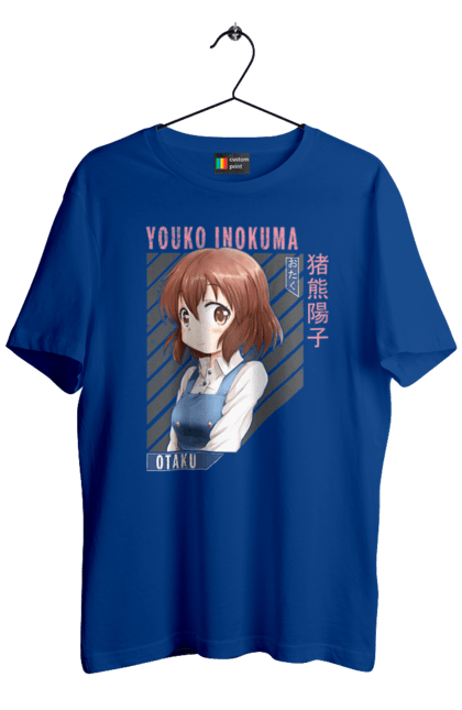 Men's t-shirt with prints Kiniro Mosaic Yoko Inokuma. Anime, gold mosaic, kiniro mosaic, kinmoza, manga, yoko, yoko inokuma. 2070702