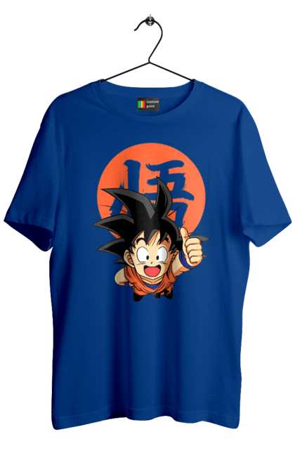 Men's t-shirt with prints Dragon Ball Son Goku. Anime, dragon ball, goku, manga, son goku, tv series. 2070702