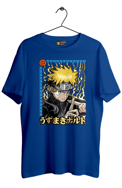 Men's t-shirt with prints Naruto. Anime, character, manga, naruto, ninja, tv series. 2070702