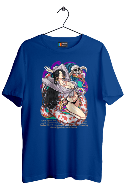 Men's t-shirt with prints One Piece Boa Hancock. Anime, boa hancock, manga, one piece, pirate empress, straw hat pirates. 2070702