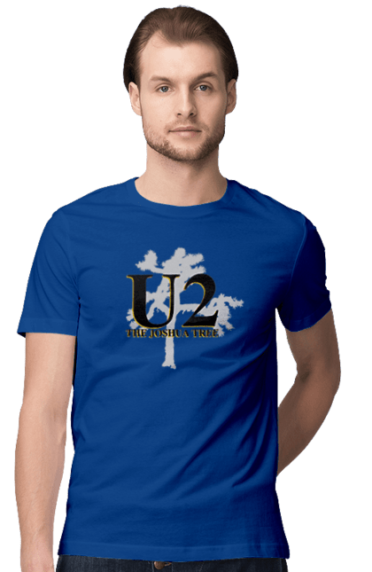 Men's t-shirt with prints Group U2. Alternative rock, dance rock, group, music, post-punk, rock, soft rock, tour. 2070702