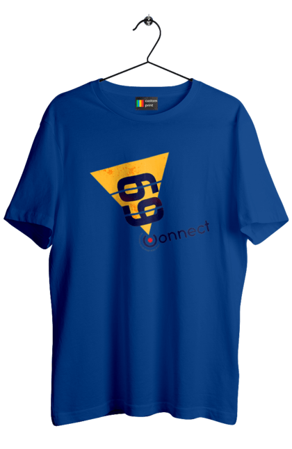 Футболка чоловіча з принтом "69  є контакт". Жарт, контакт, прикол, секс. 2070702